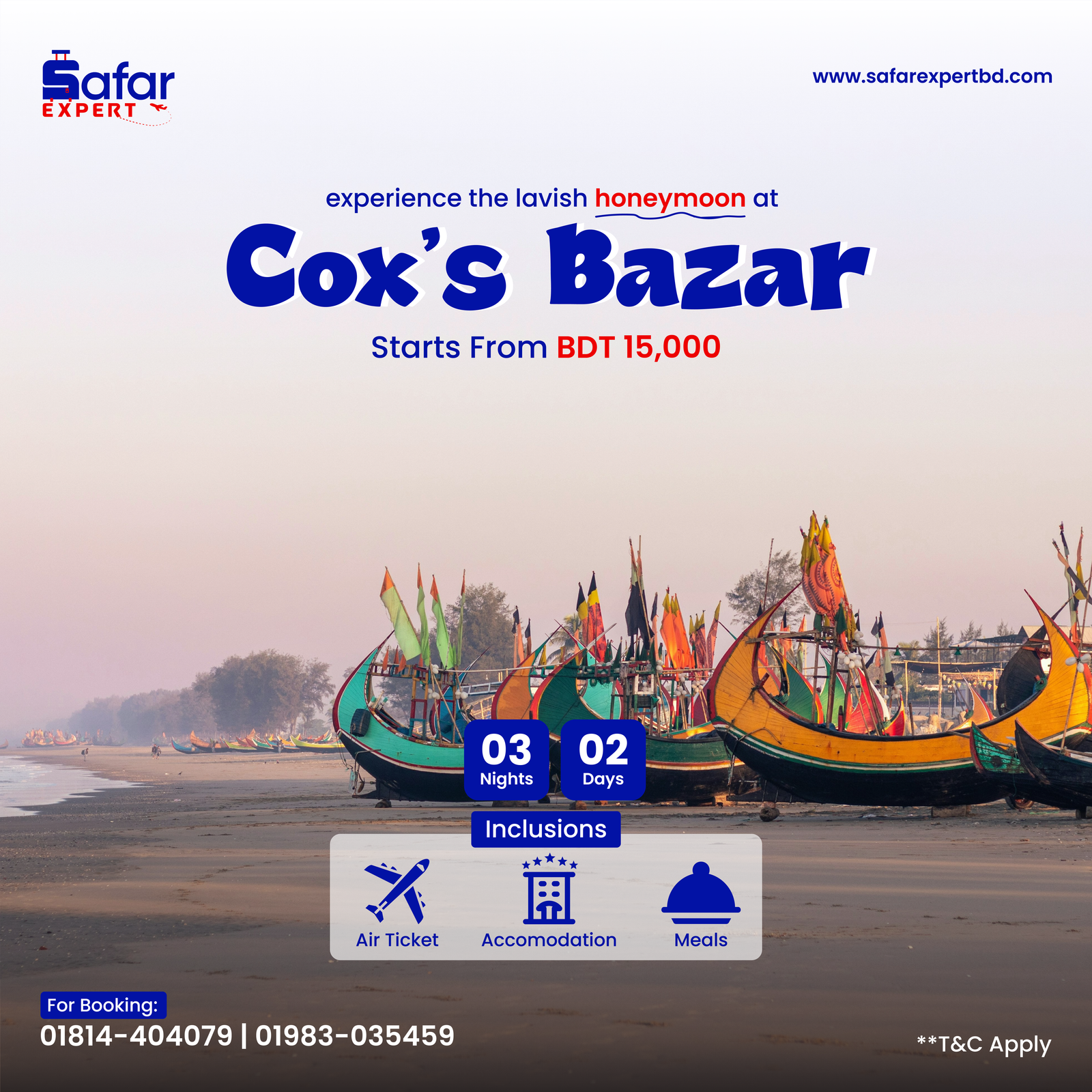 LUXURY COX’S BAZAR HONEYMOON PACKAGE